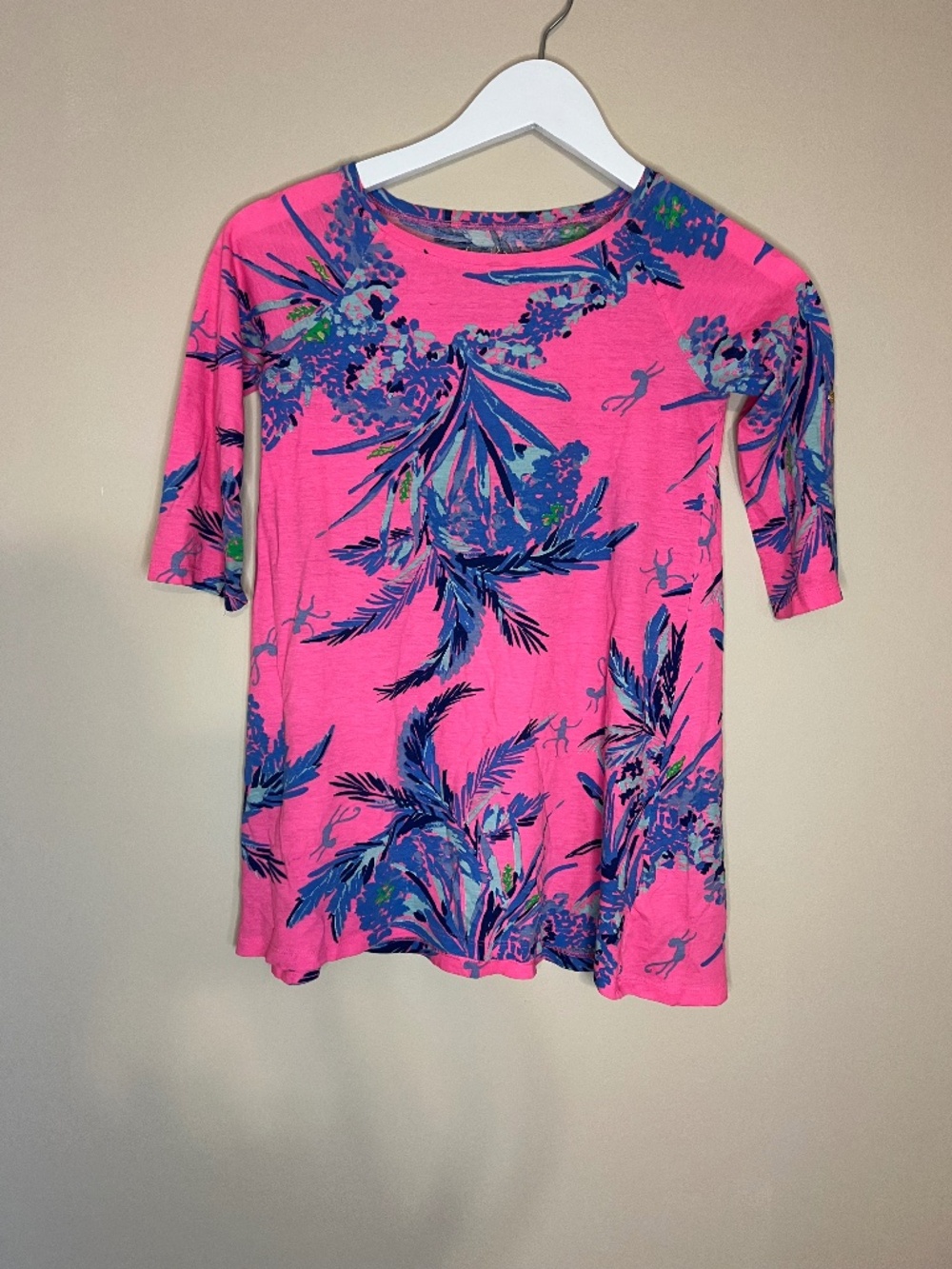 Lilly Pulitzer Girls Pink Tropical Tunic Dress